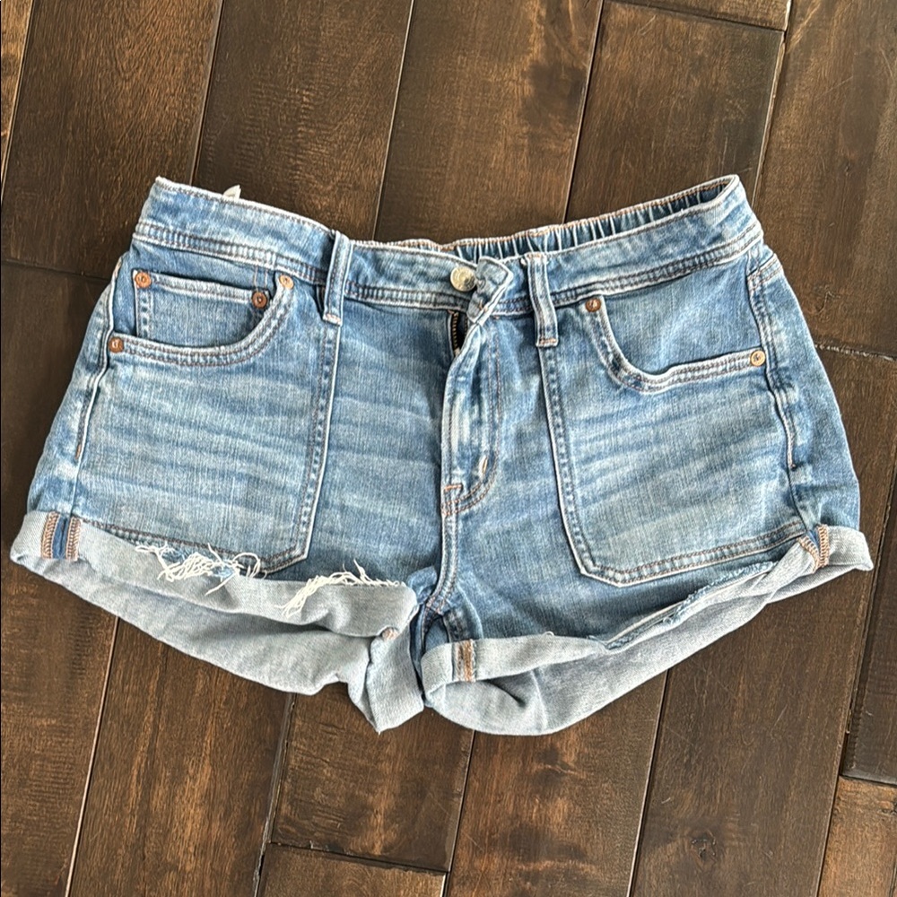 American Eagle Denim Blue Women's Shorts
